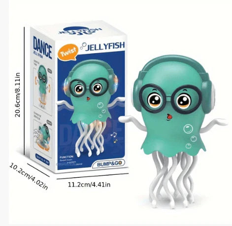 (only few left)  Dancing Jellyfish Musical Bump Toy